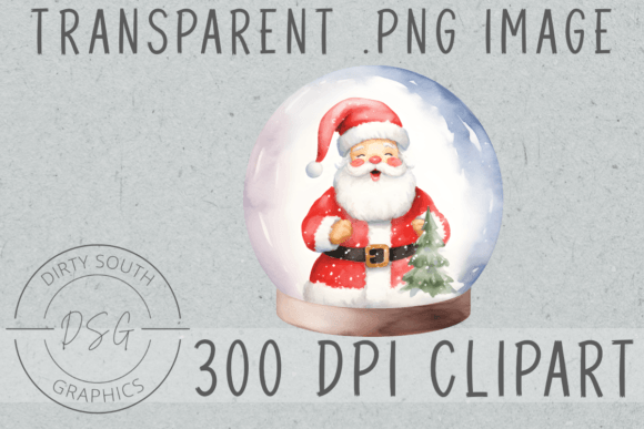 A Practical Look at the Watercolor Santa Claus Snowglobe