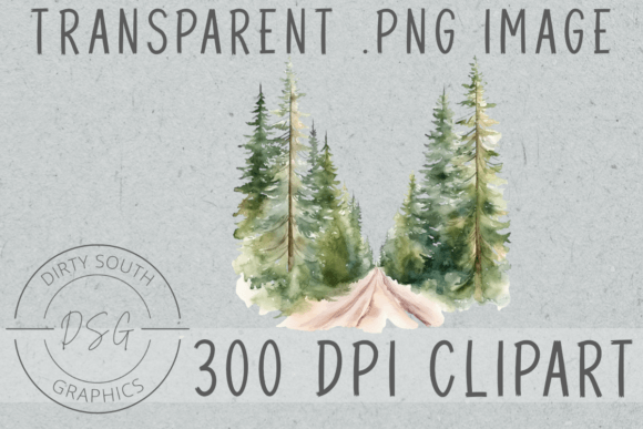A Review of the Watercolor Forest Road Graphics for Handmade Projects