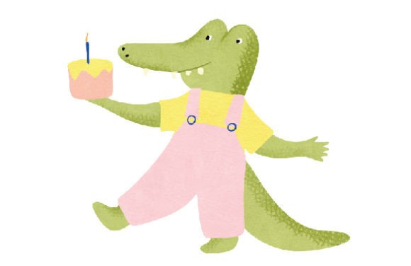 Crafting Cute Birthday Designs: A Watercolor Alligator Review