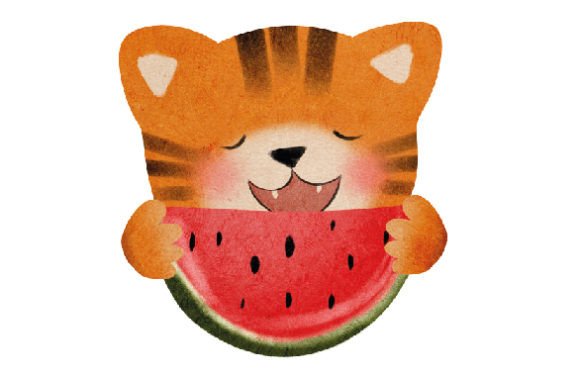 Crafting Kids’ Products with a Watercolor Tiger Design