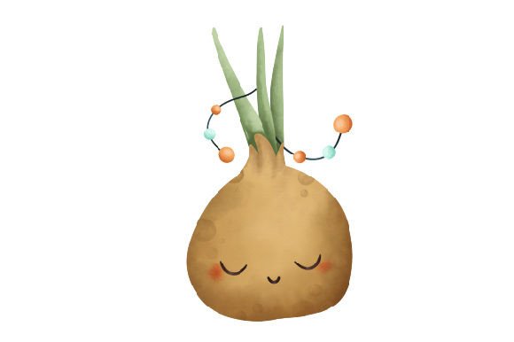Crafting Your Food Amp Brand with a Cute Onion, Watercolor Asset