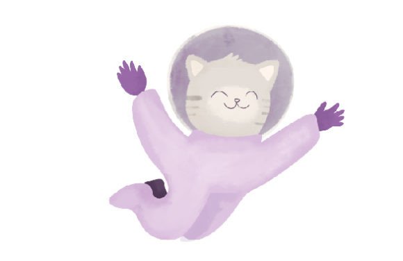 Why I Chose This Cute Space Kitty Illustration for My Kids Craft Products